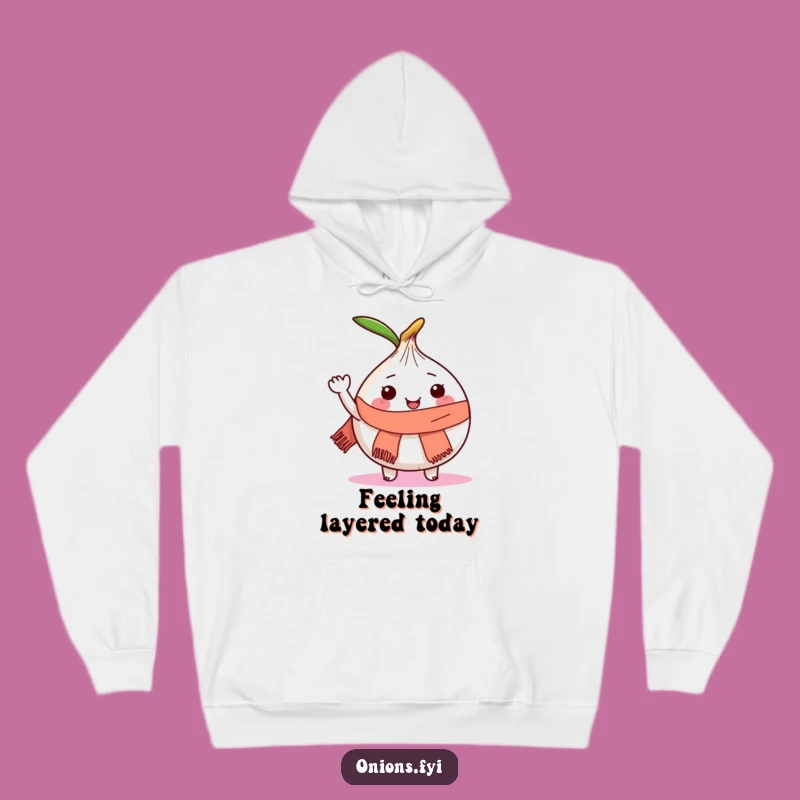 Funny Onion Hoodie: Cozy Comfort with Joyful Vegetable Charm