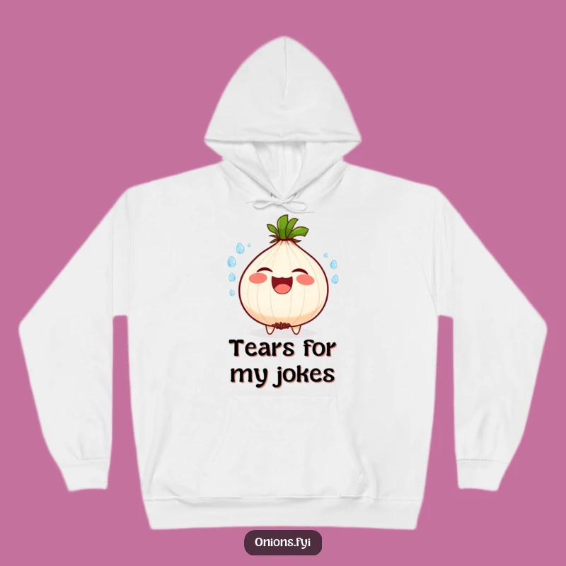 Funny Onion Hoodie: Cozy Laughing Vegetable Apparel, Perfect Gift