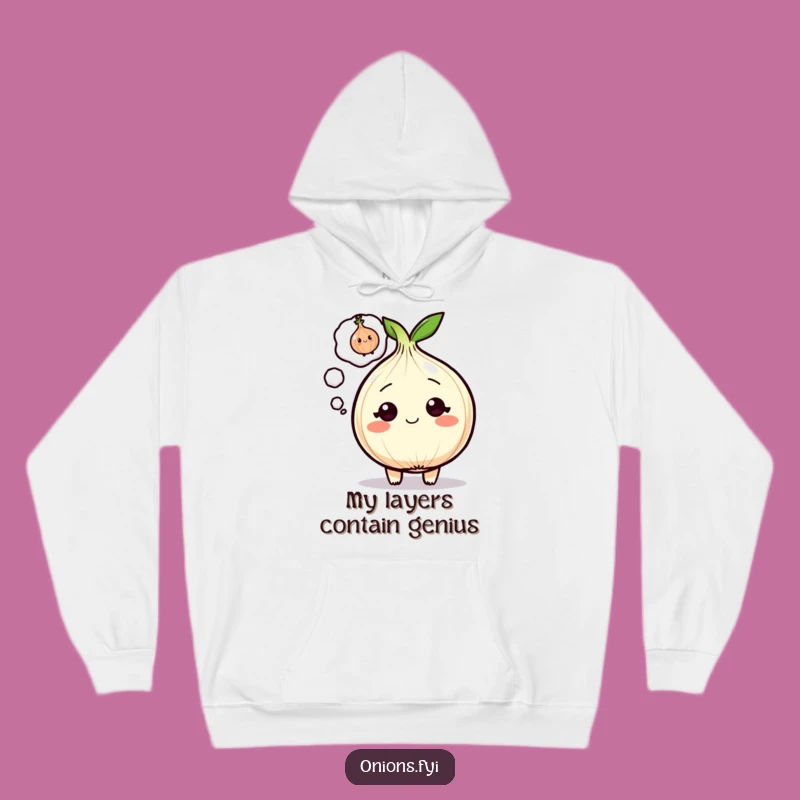 Funny Onion Hoodie: Cozy Winking Onion Sweatshirt, Perfect Funny Gift
