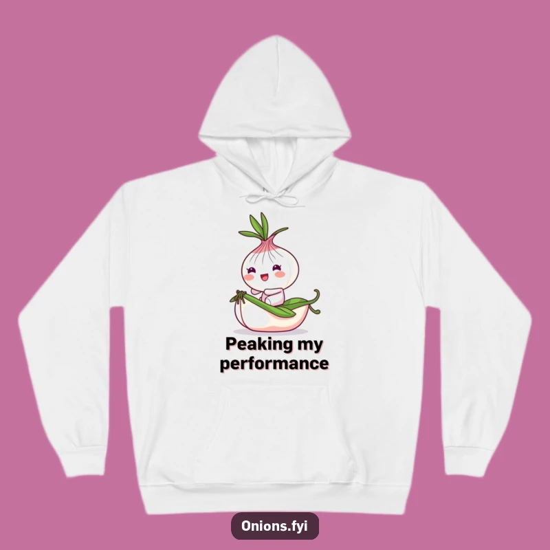 Funny Onion Pea Rider Hoodie: Cozy Comfort with a Side of Playful Adventure