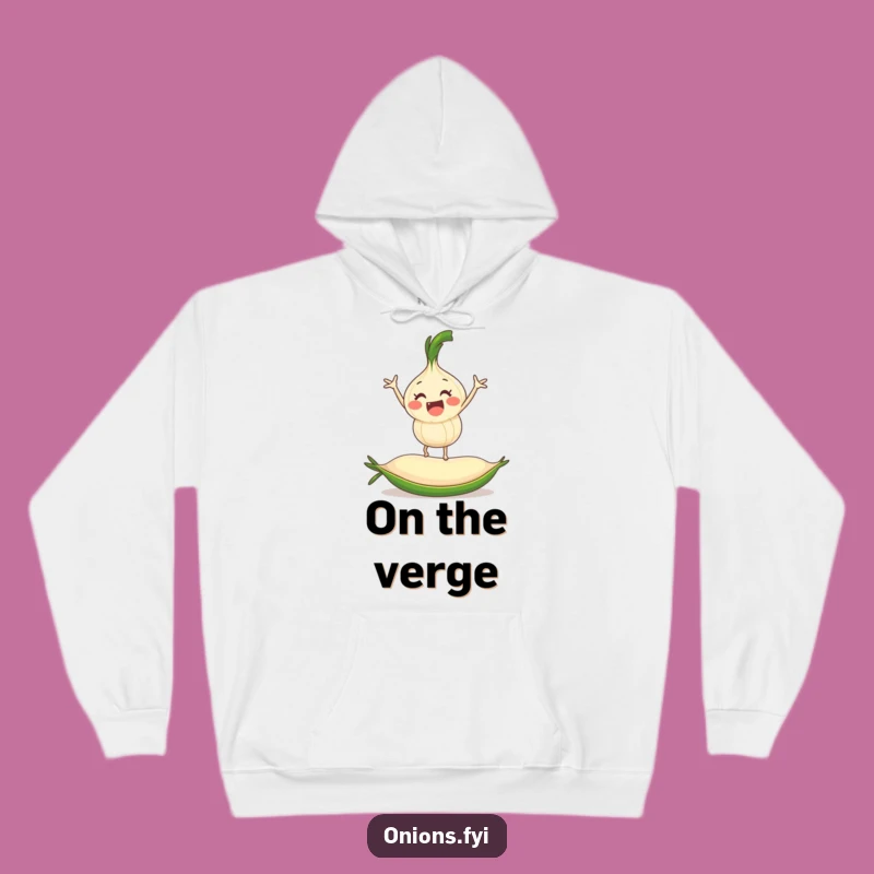 Funny Wobble Onion Hoodie: Cozy & Hilarious Balance Gift