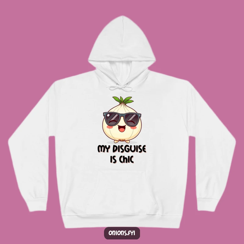 Funny Onion Sunglasses Hoodie: Cozy Up with Extreme Coolness, Epic Gift