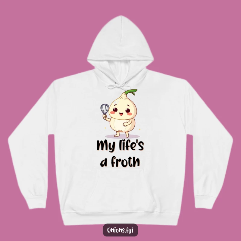 Funny Onion Whisking Hoodie: Cozy Up with Culinary Creativity and Laughs Gift