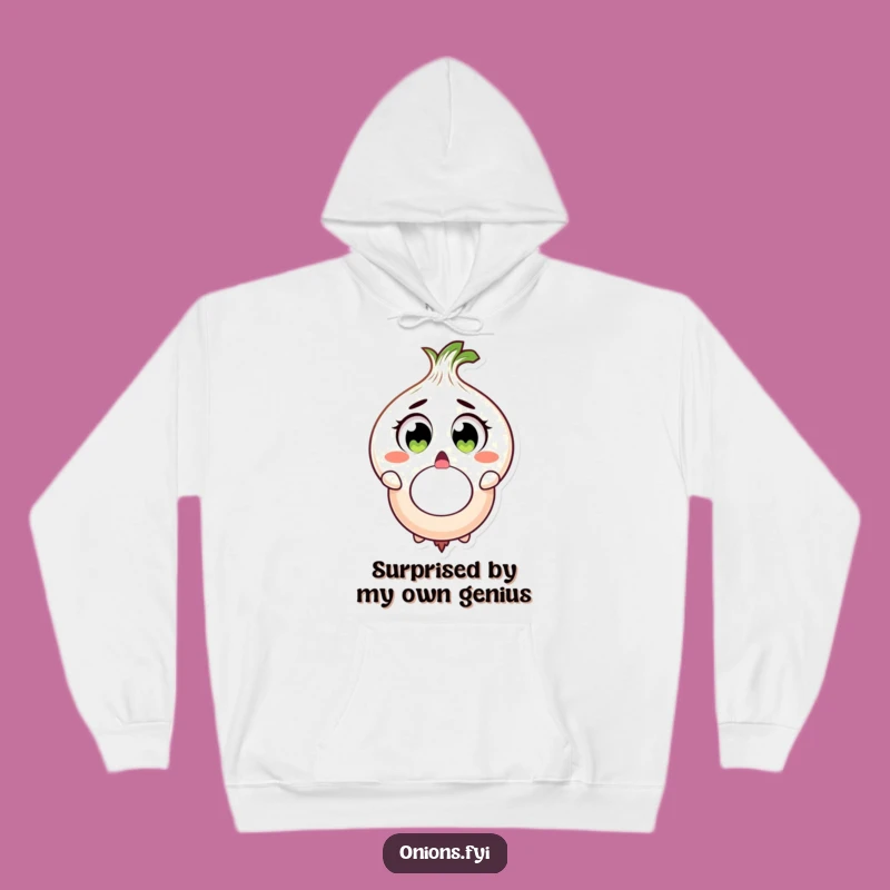 Funny Onion Ring Hoodie - Cozy Surprise Moment, Awesome Funny Gift!