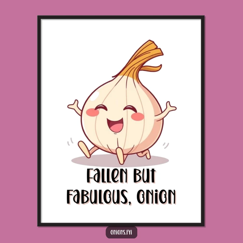 Free Printable Funny Onion Wall Art - Comical Flourish Downloadable Decor