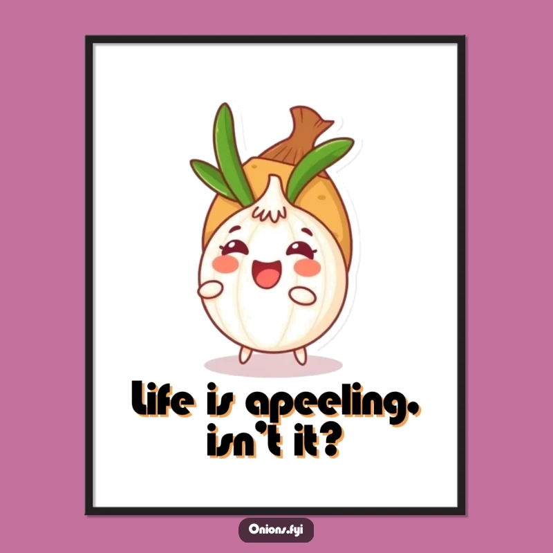 Funny Downloadable Wall Art: Onion Hide-and-Seek, Free Printable Art for Laughs!