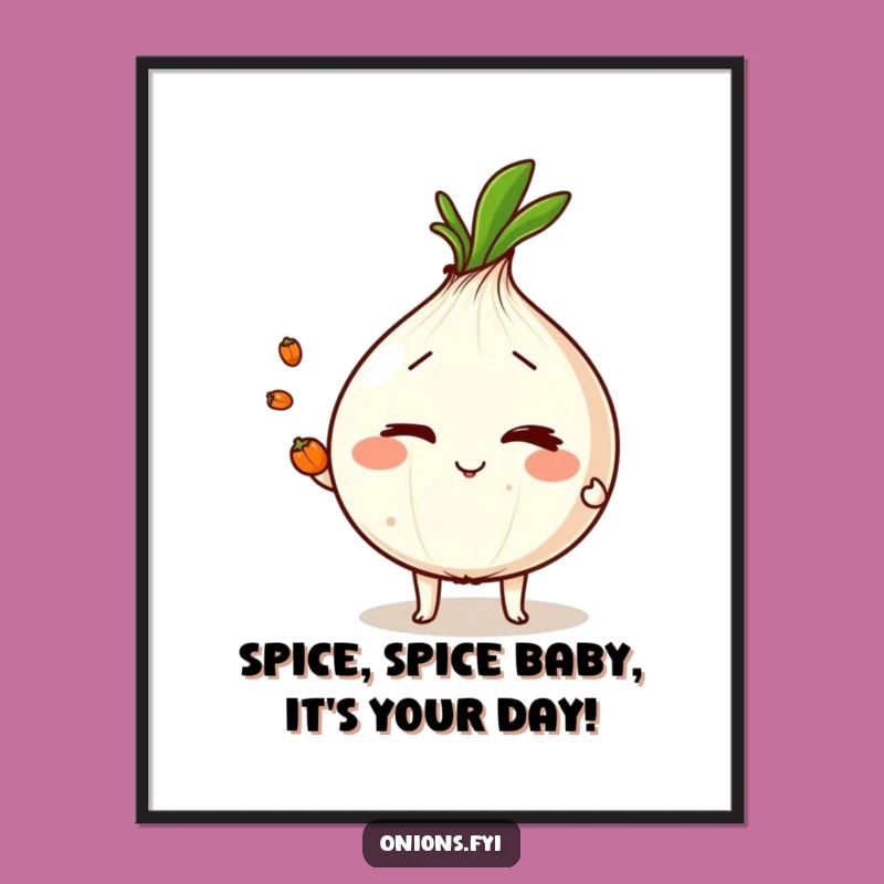 Free Printable Juggling Onion Art - Funny DIY Downloadable Humor for Playful Spaces