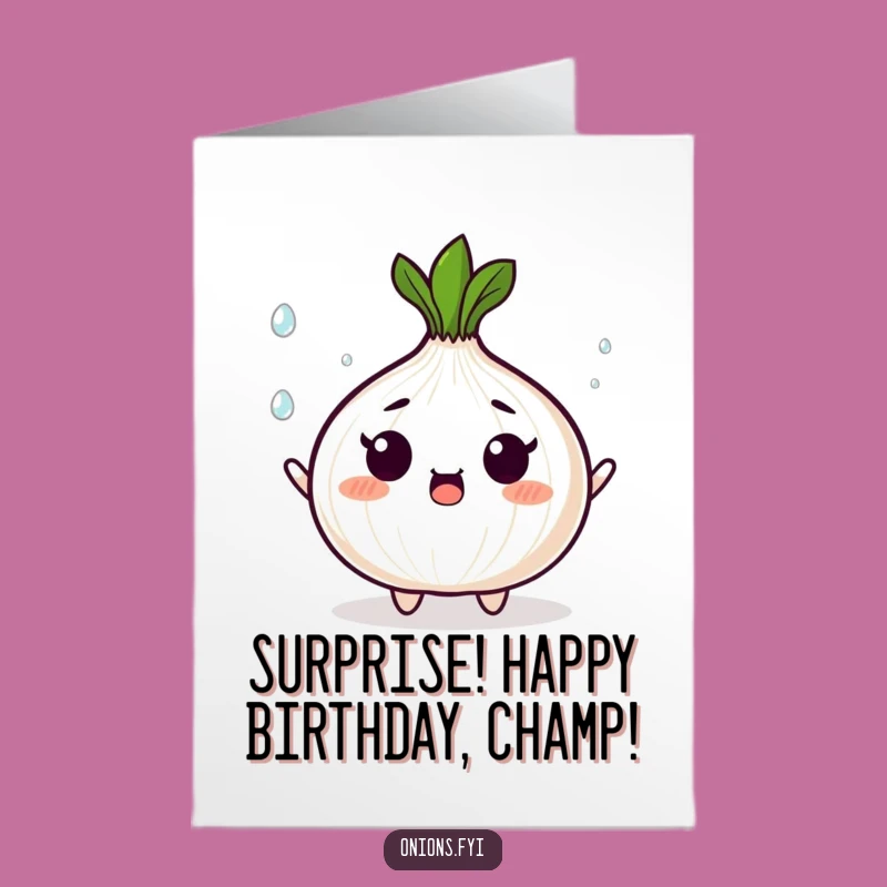 Free Printable Birthday Card: Juggling Onion Drops, Hilarious Downloadable Gift!