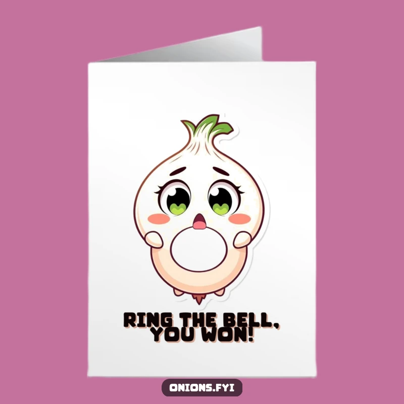 Free Printable Congrats Card: Onion's Shocking Ring Drop!