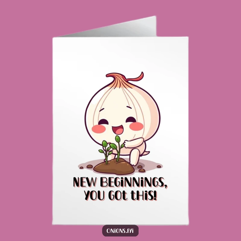 Free Printable Onion Planting Congratulations Card: Growing Success Downloadable