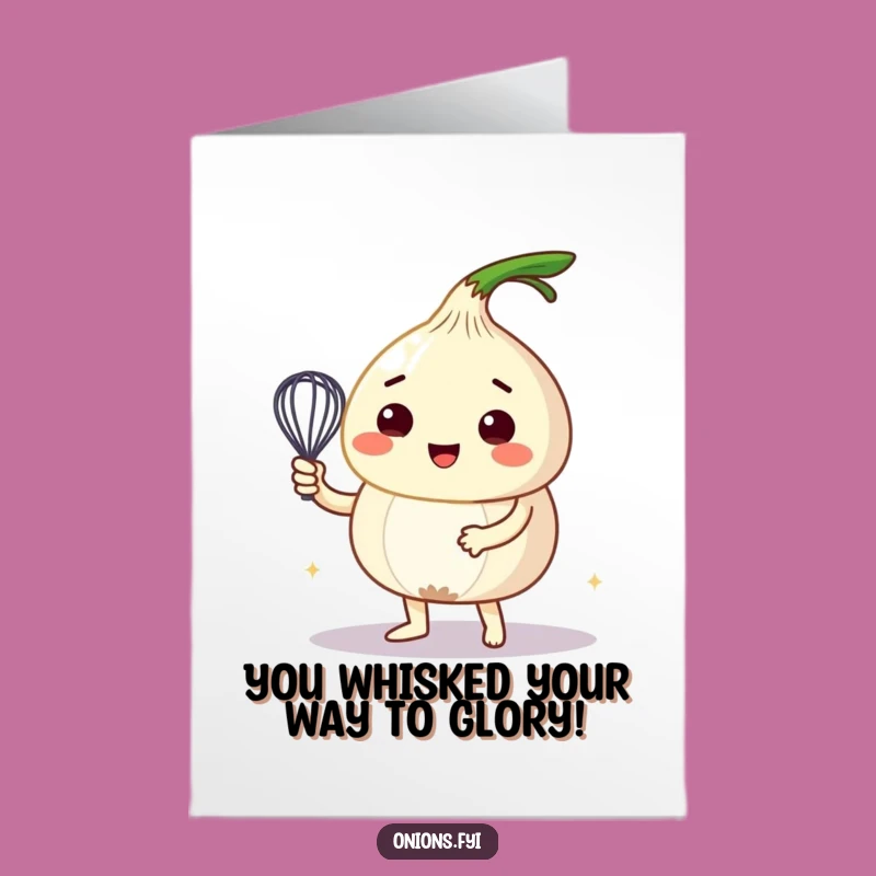 Funny Free Printable Congrats Card: Onion's Bubbly Brew Downloadable Gift