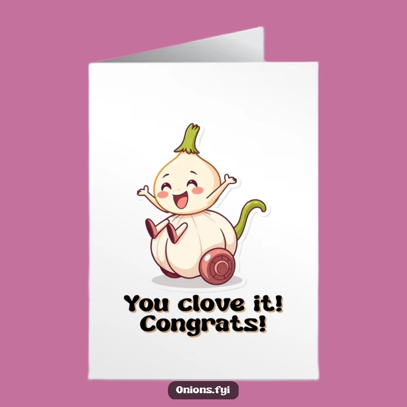 Free Printable Congrats Card: Veggie Ride Character Funny Downloadable Gift