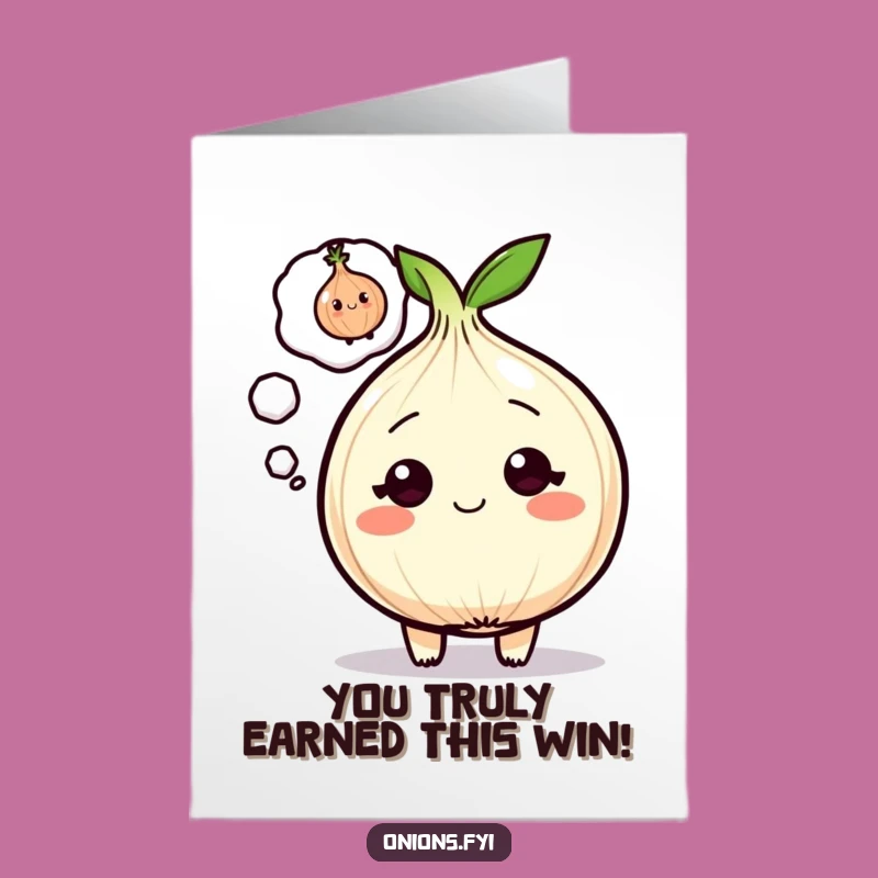 Free Printable Congrats Card: Winking Onion, Hilarious Downloadable Gift for Any Occasion
