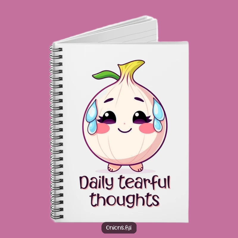 Funny Journal: Onion Tears Notes, Emotional Thoughts, Perfect Funny Gift