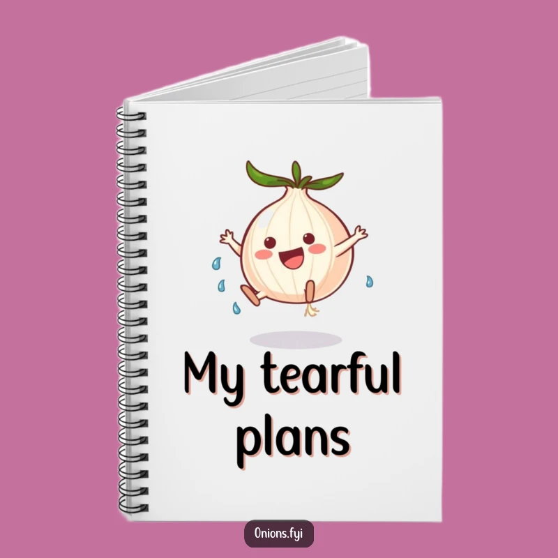 Funny Cartwheel Onion Notebook: Jot Down Emotional Ideas