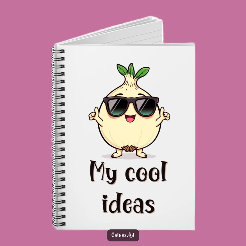 Funny Kawaii Onion Notebook: Journal for Cool Ideas