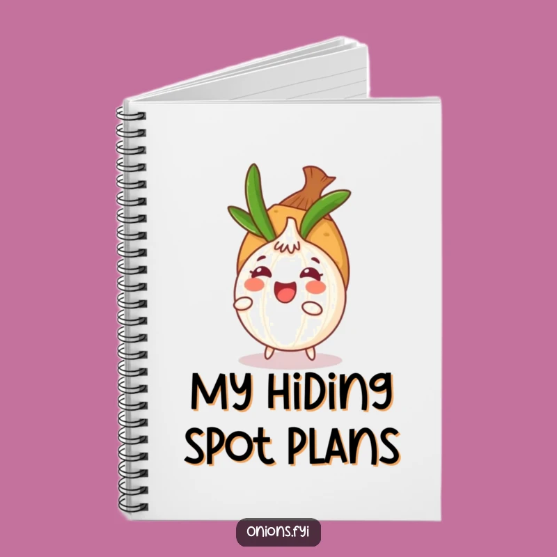 Funny Onion Hide-and-Seek Notebook: Jot Down Laughs and Ideas