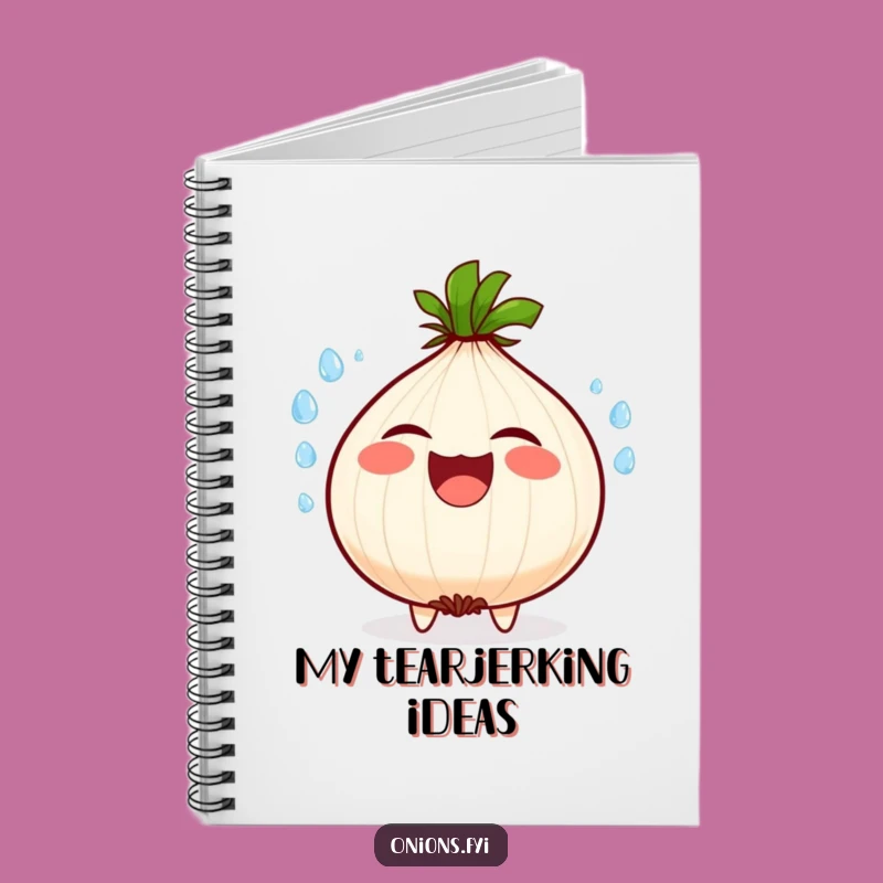Funny Onion Notebook: Hilarious Laughing Vegetable Journal, Great Gift