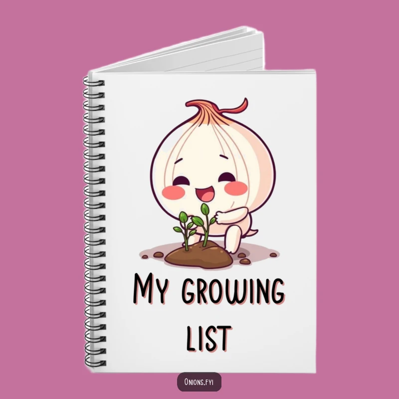 Funny Onion Planting Notebook: Gardener's Journal, Thoughtful Gift