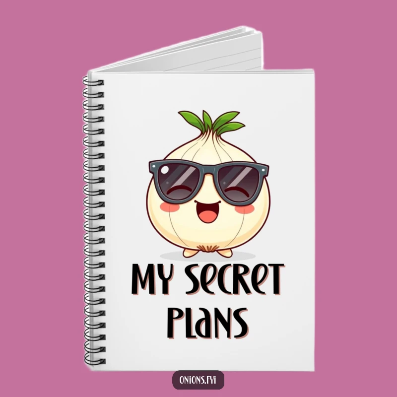 Funny Onion Sunglasses Notebook: Jot Down Cool Ideas with This Giggling Journal