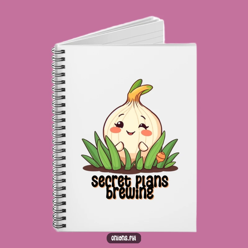 Funny Peeking Onion Notebook: Garden Grin Notes Funny Gift!