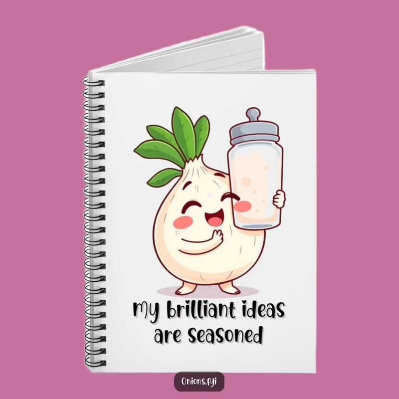 Funny Onion Notebook: Hilarious Kawaii Chef Journal for Creative Ideas