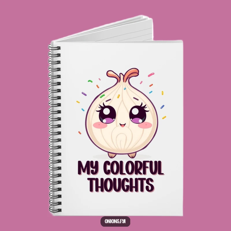 Funny Sprinkle Onion Notebook: Jot Down Sweet Ideas
