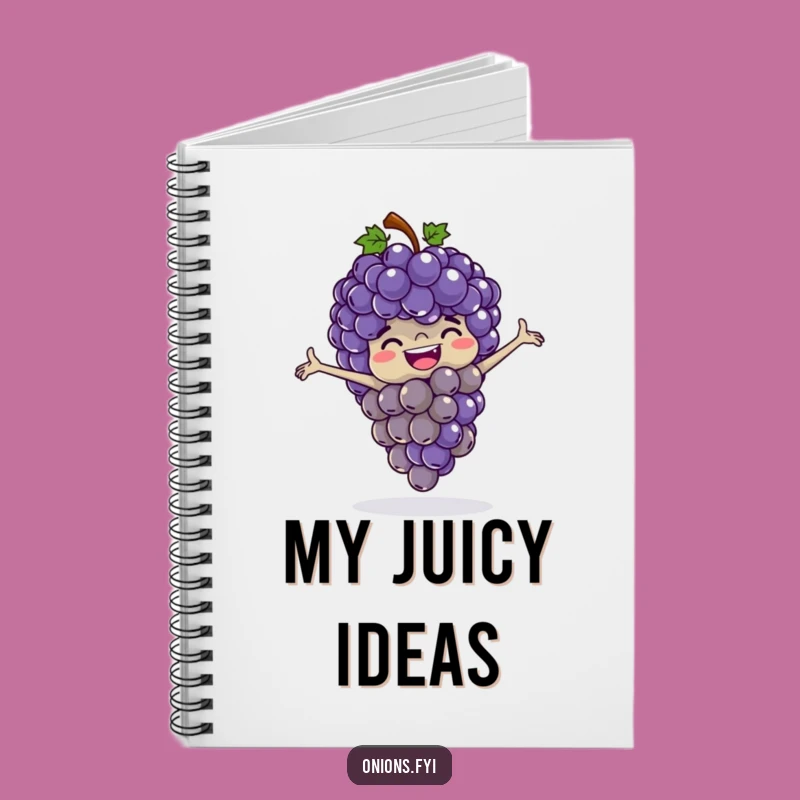 Funny Grapes Leapfrog Notebook - Hilarious Journal for Playful Ideas
