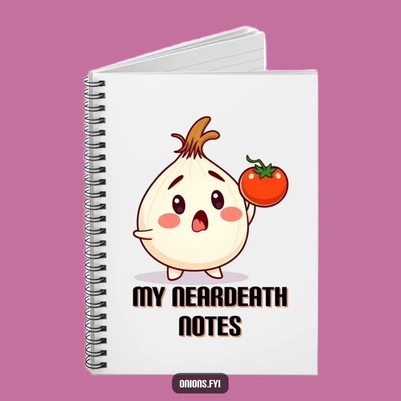 Funny Onion Vegetable Dodge Notebook - Jot Down Laughs & Ideas Gift