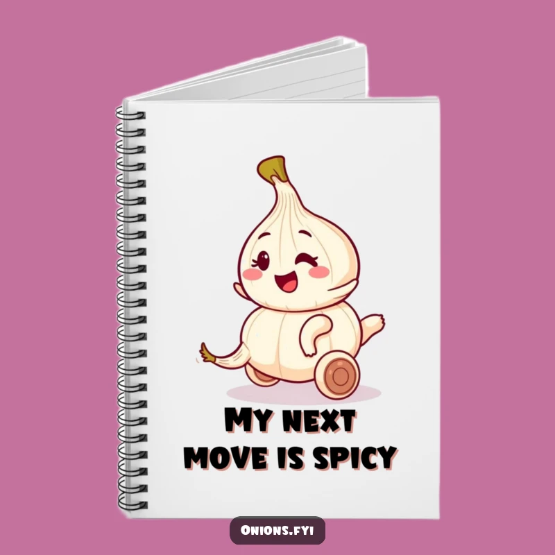Funny Onion Garlic Ride Notebook: Wink & Jot Funny Gift!