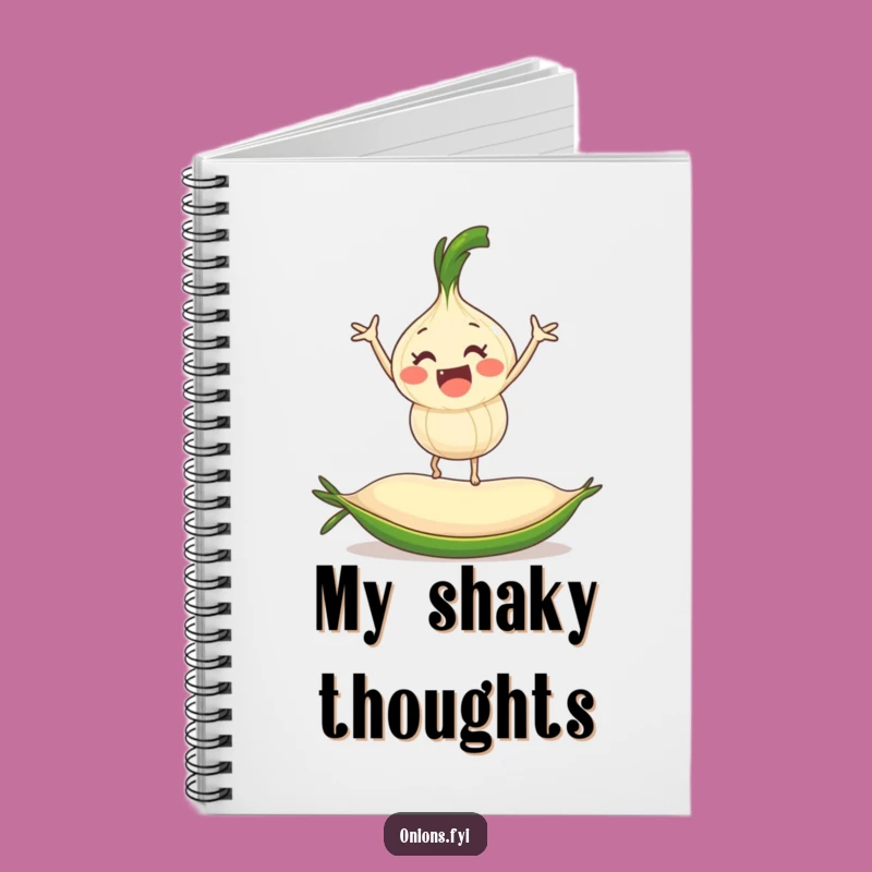 Funny Balancing Act Onion Notebook: Jot Down Wild Ideas