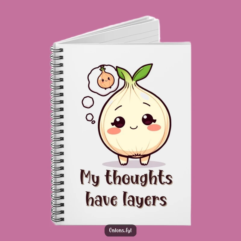 Funny Onion Notebook: Winking Onion Journal for Funny Ideas