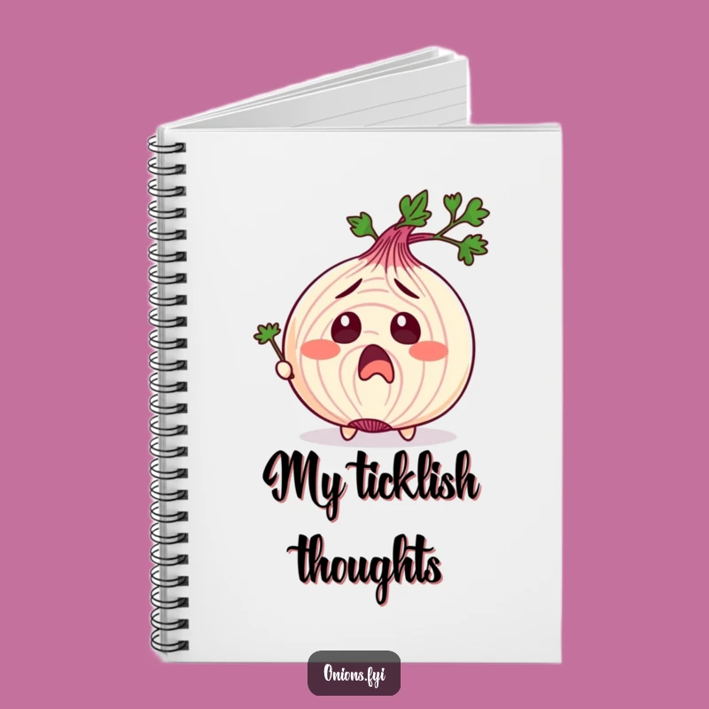 Tickled Onion Notebook: Surprised Face, Parsley Fun, Journal Funny Gift