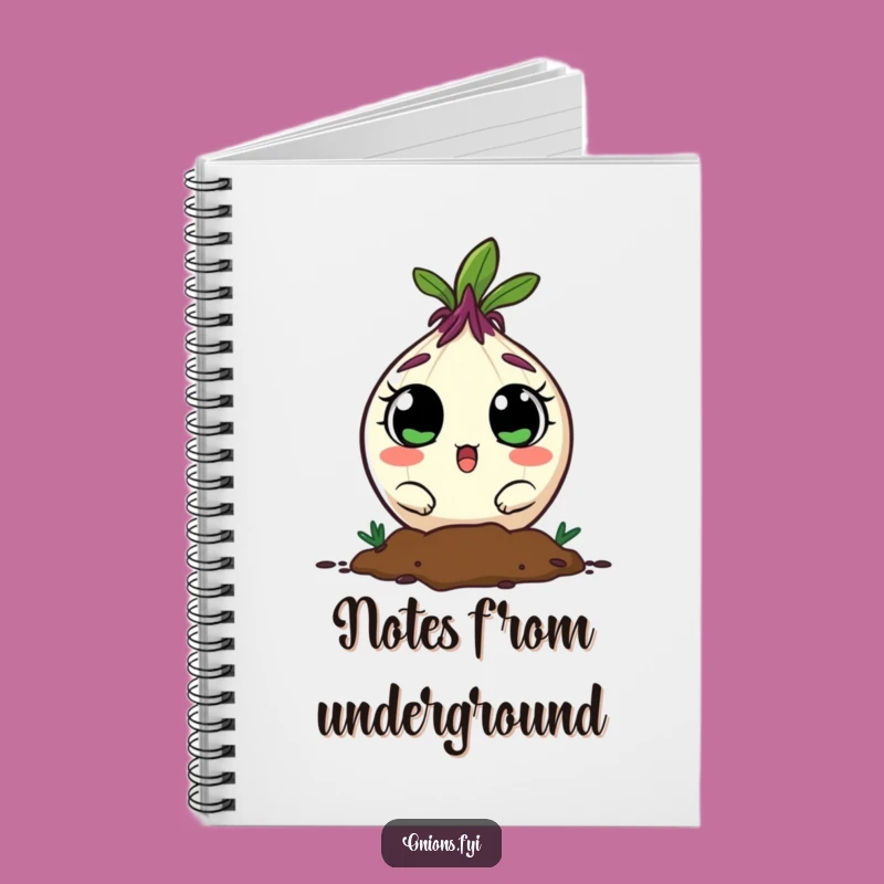 Funny Surprised Onion Notebook - Jot Down Your Wonders!