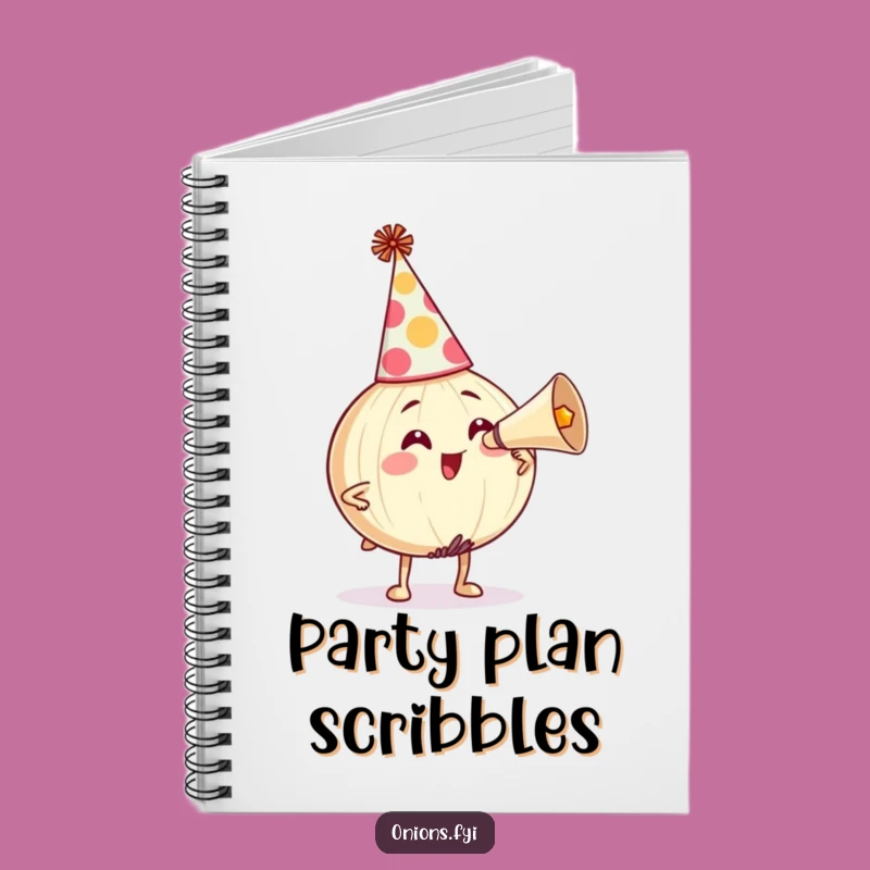 Funny Party Onion Notebook: Honking Horn Journal, Perfect for Celebrations!