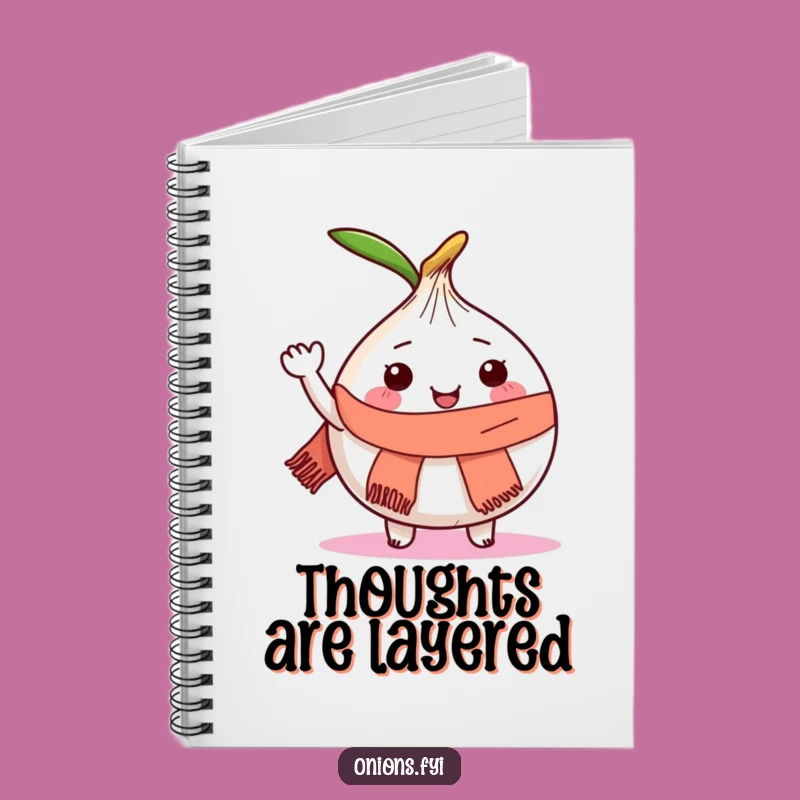Funny Onion Notebook: Jot Down Ideas with Joyful Vegetable Flair