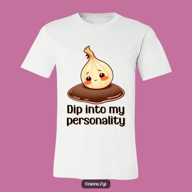 Funny Onion Exploring Soy Sauce T-Shirt: Quirky Foodie Apparel and Gift
