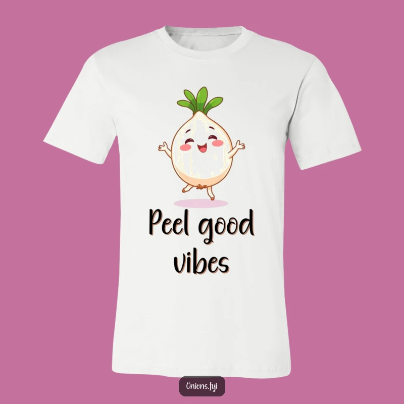 Funny Happy Onion Jig T-Shirt - Hilarious Vegetable Dancer Tee