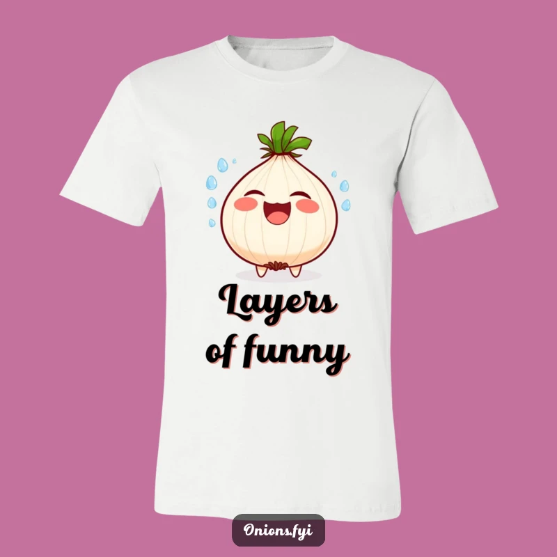 Funny Onion T-Shirt: Hilarious Vegetable Laughing Tee for Gifting