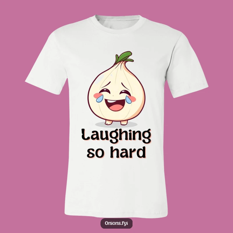 Funny Laughing Onion Tear T-Shirt: Wear Your Joyful Exclamations