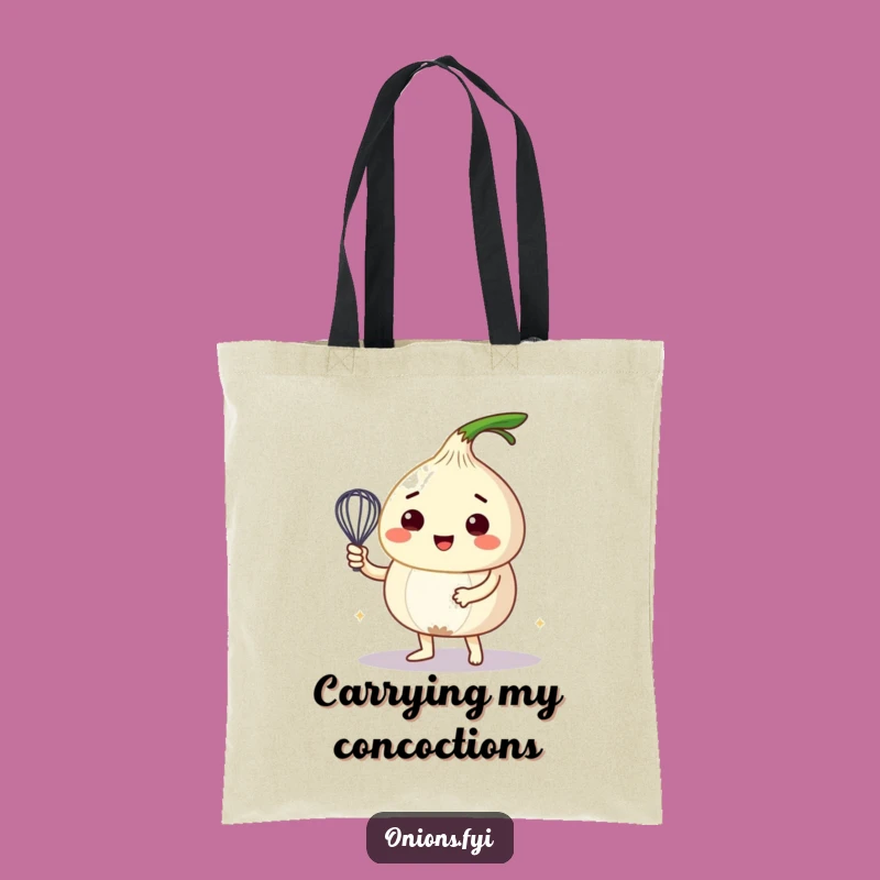 Funny Onion Whisking Tote Bag: Carry Your Kitchen Dreams with Style Gift