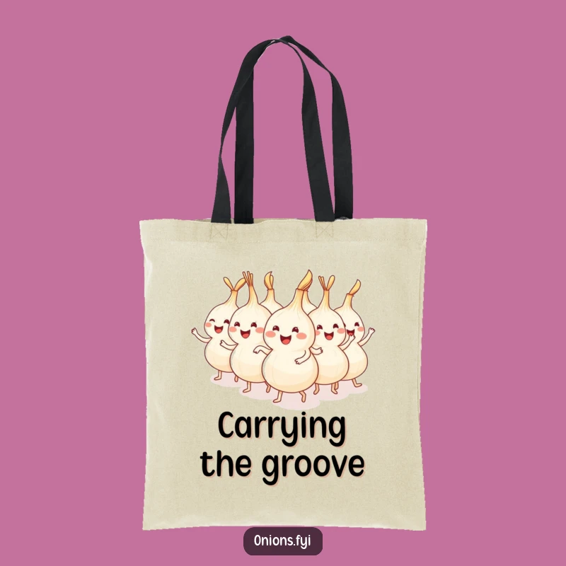 Funny Onion Conga Line Tote Bag - Carry Your Party Spirit Gift