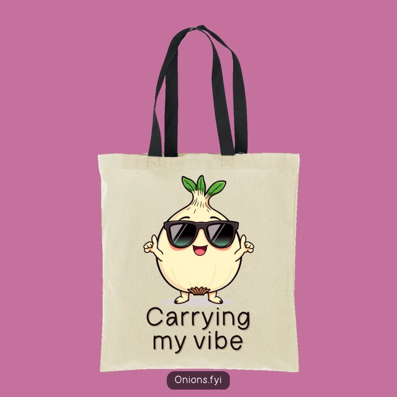 Funny Kawaii Onion Tote Bag: Cool Carryall for Stylish Adventures