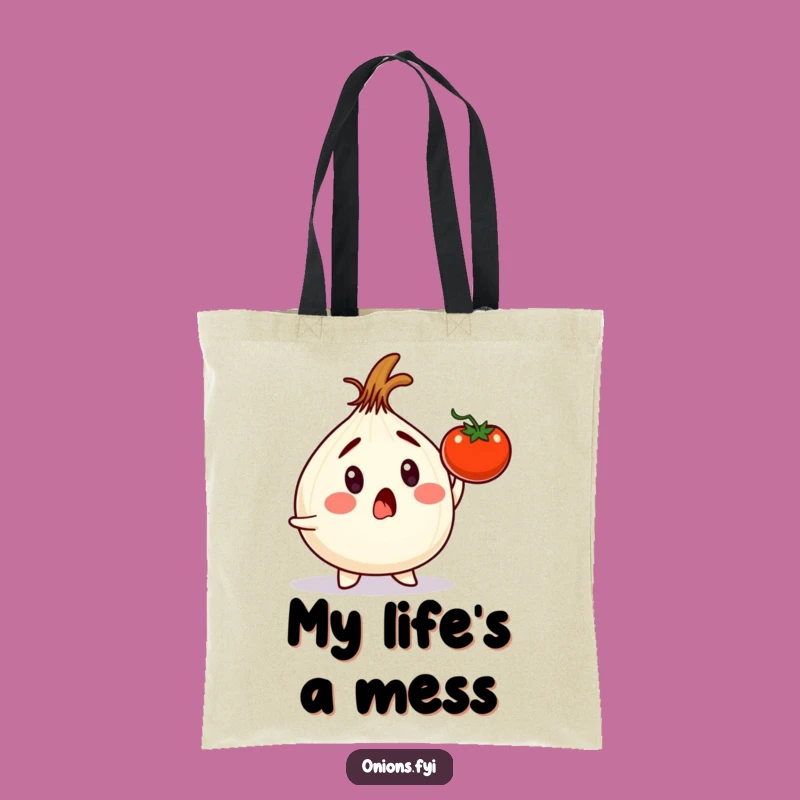 Funny Onion Vegetable Dodge Tote Bag - Carry Your Laughs Everywhere Gift