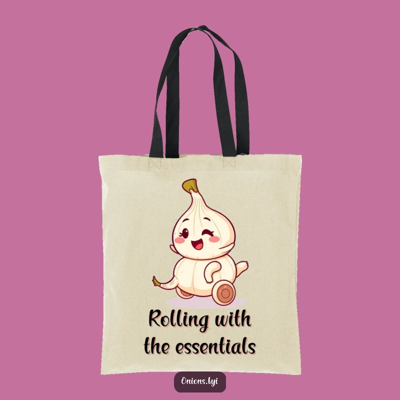 Funny Onion Garlic Ride Tote Bag: Carry the Fun Funny Gift!
