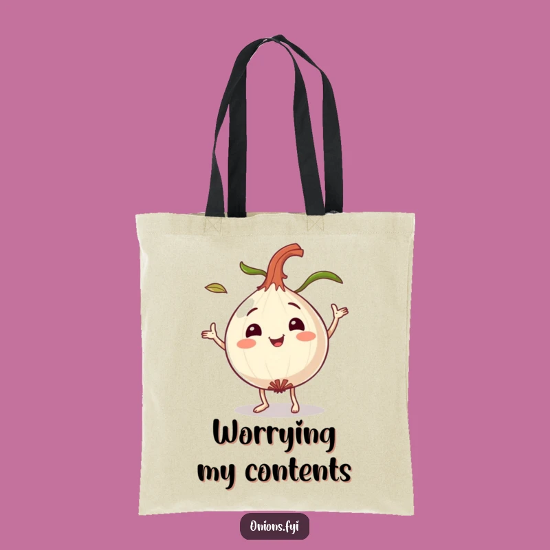 Funny Joyful Dance Onion Tote Bag - Carry Your Fun Everywhere You Go